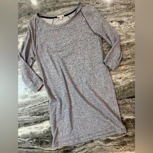 Gap grey long sleeve t-shirt dress women’s size small